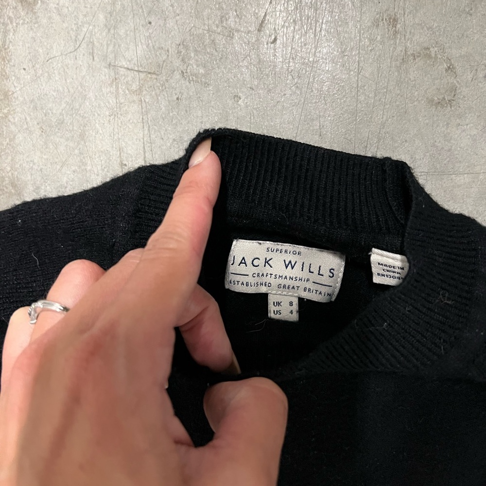 Jack wills right fitting dress black